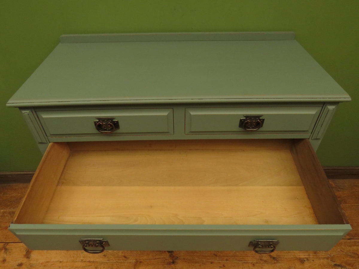 Hand Painted Chest of Drawers in Rust-Oleum Serenity