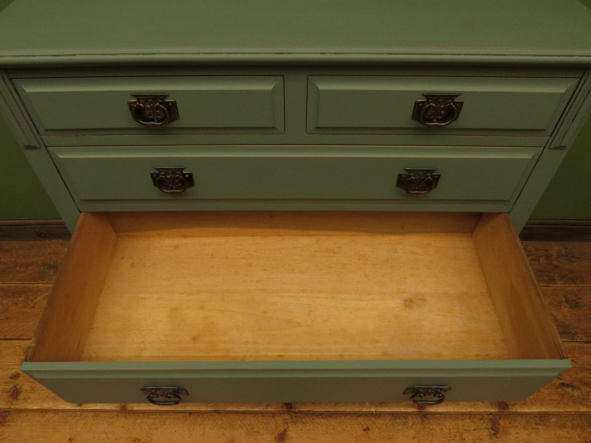Hand Painted Chest of Drawers in Rust-Oleum Serenity