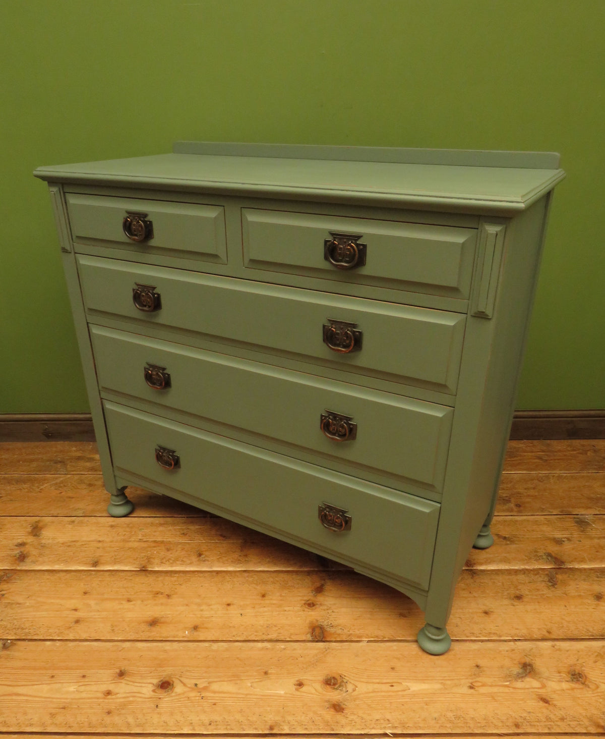 Hand Painted Chest of Drawers in Rust-Oleum Serenity
