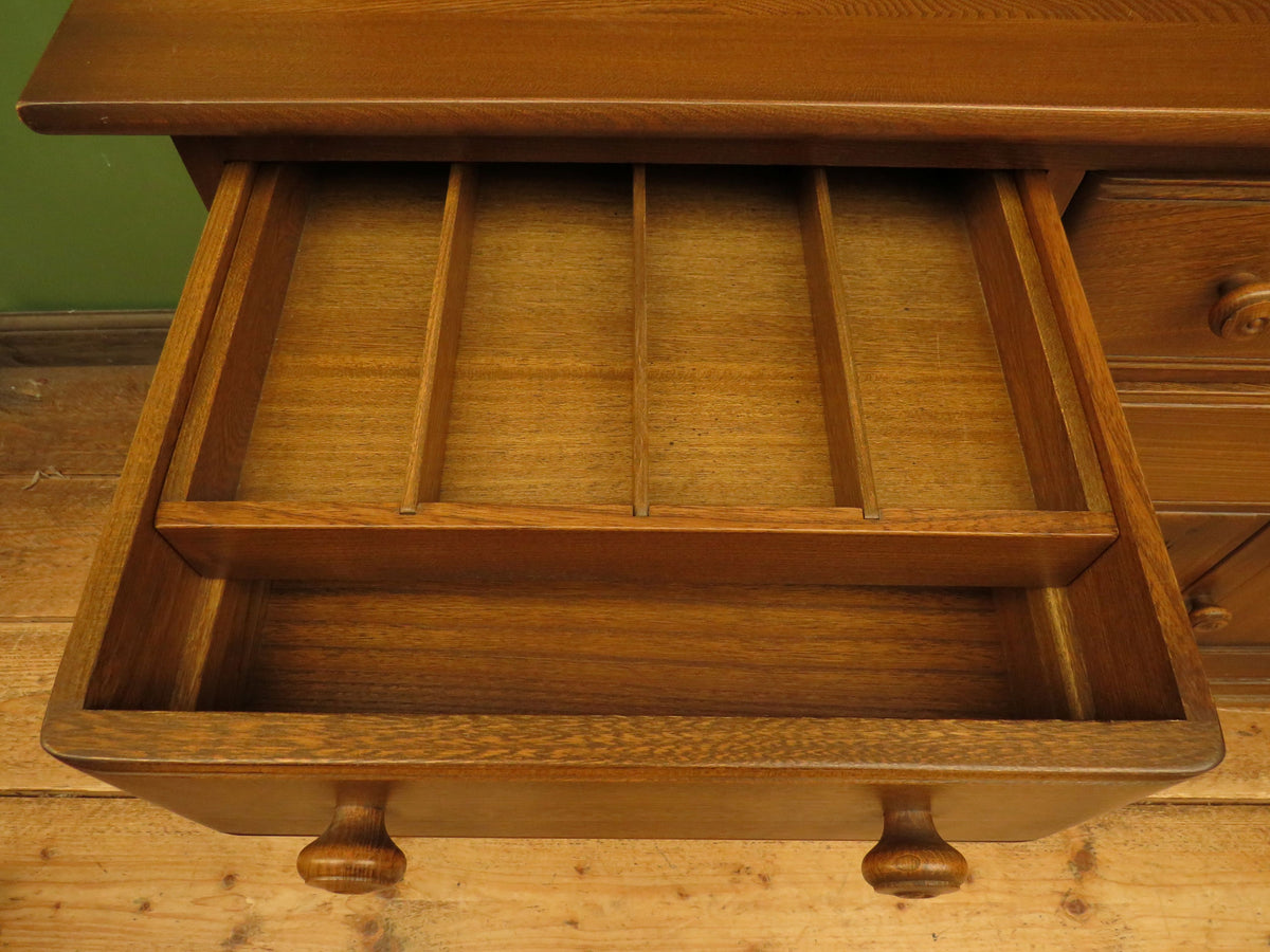 Ercol Welsh Dresser Farmhouse Cabinet Display Storage Cupboard