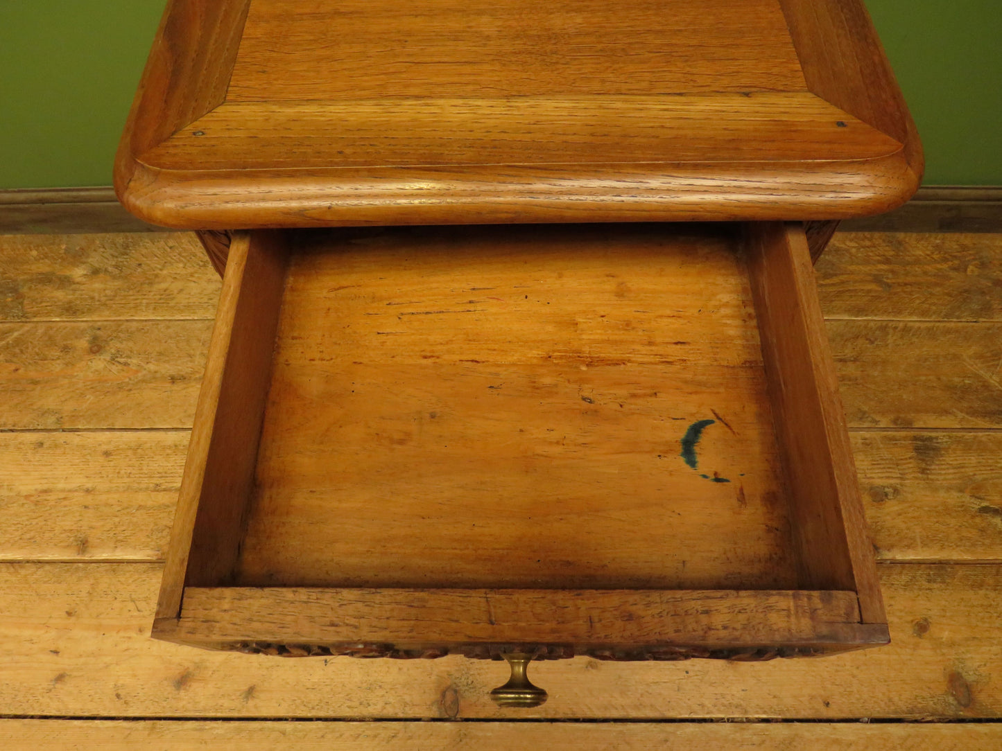 Antique French Bedside Cabinet with ornate carvings