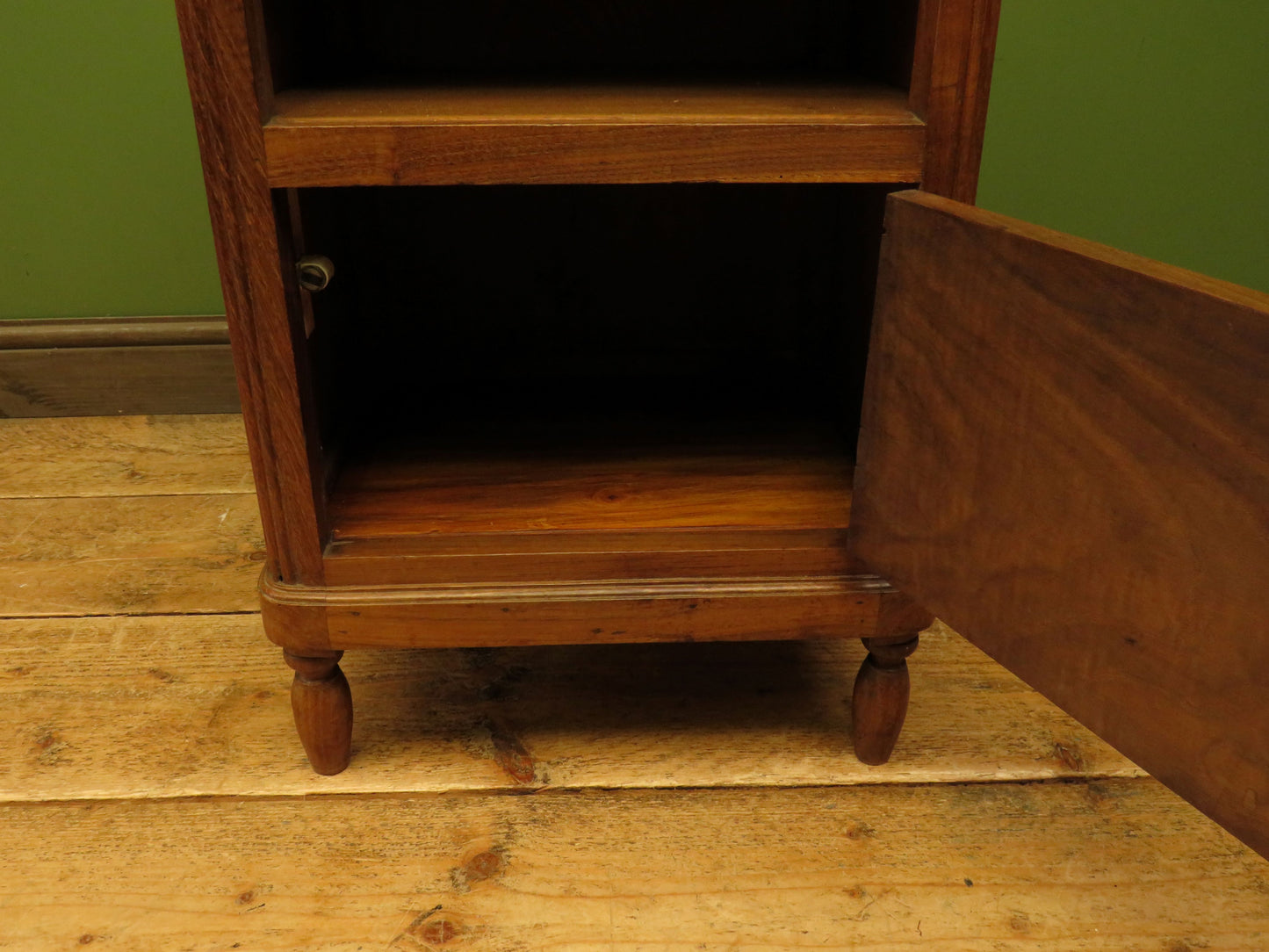 Antique French Bedside Cabinet with ornate carvings