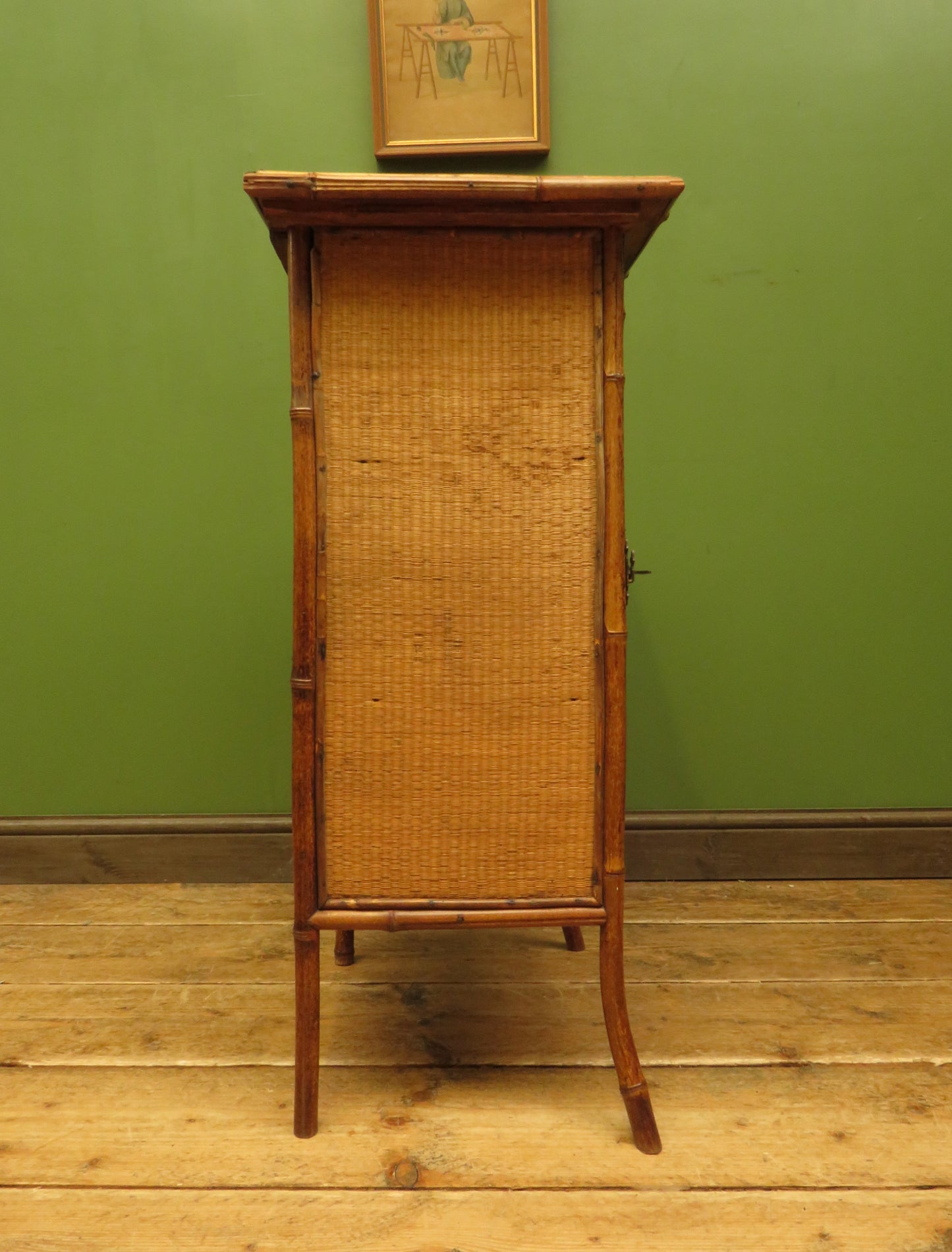 Victorian Bamboo Cabinet