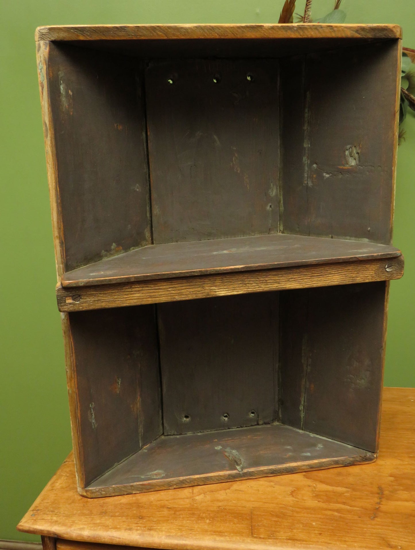 Small Rustic Shabby Chic Shelf with old chippy paint