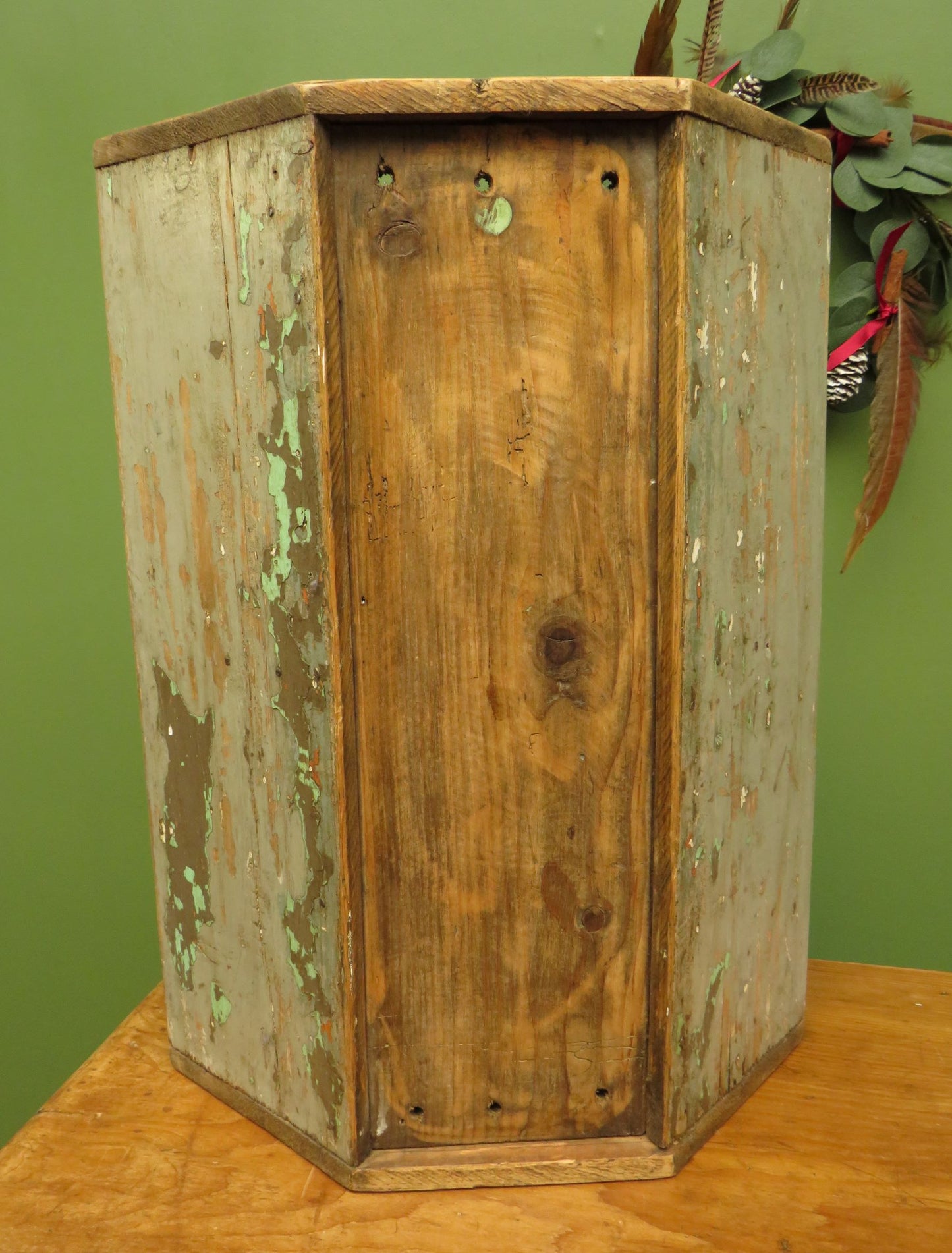 Small Rustic Shabby Chic Shelf with old chippy paint